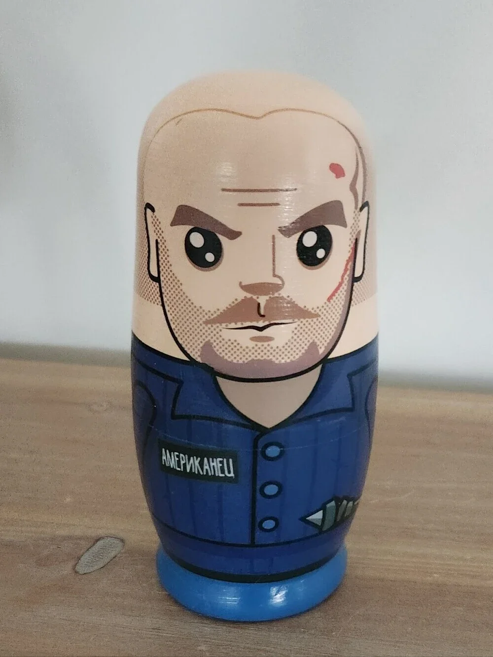 📺 Stranger Things Wooden Nesting Dolls Set | Hawkins Crew Collectible Netflix